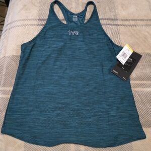 TYR Women's Blue Racerback Tank Top